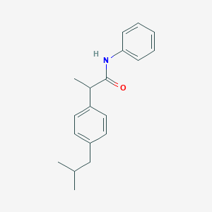 molecular formula C19H23NO B185213 2-(4-Isobutylphenyl)-2-methylacetanilide CAS No. 59512-29-7