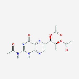 [(1R,2S)-1-(2-acetamido-4-oxo-1H-pteridin-6-yl)-1-acetyloxypropan-2-yl] acetate