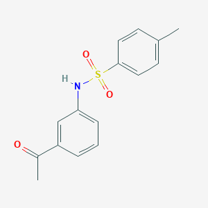 molecular formula C15H15NO3S B185221 N-(3-Acetylphenyl)-4-methylbenzenesulfonamide CAS No. 5317-87-3