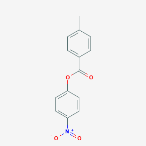 molecular formula C14H11NO4 B185224 4-nitrophenyl 4-methylbenzoate CAS No. 15023-67-3
