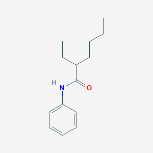 molecular formula C14H21NO B185225 2-ethyl-N-phenylhexanamide CAS No. 62685-93-2