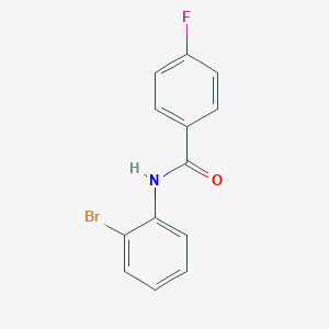 molecular formula C13H9BrFNO B185227 N-(2-bromophenyl)-4-fluorobenzamide CAS No. 671-13-6