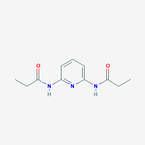 molecular formula C11H15N3O2 B185229 2,6-Bis(propionylamino)pyridine CAS No. 163656-97-1