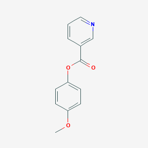 molecular formula C13H11NO3 B185230 4-Methoxyphenyl nicotinate CAS No. 3468-30-2