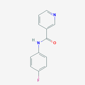 molecular formula C12H9FN2O B185231 N-(4-fluorophenyl)pyridine-3-carboxamide CAS No. 24303-06-8