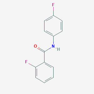 molecular formula C13H9F2NO B185233 2-fluoro-N-(4-fluorophenyl)benzamide CAS No. 294849-21-1
