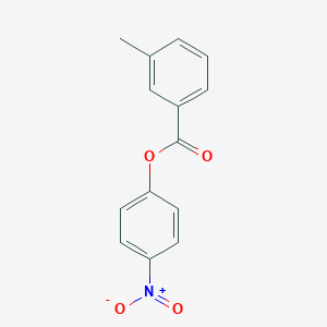 molecular formula C14H11NO4 B185235 m-Toluic acid, 4-nitrophenyl ester CAS No. 36718-84-0