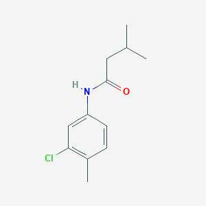N-(3-chloro-4-methylphenyl)-3-methylbutanamide