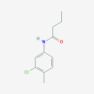 molecular formula C11H14ClNO B185241 N-(3-chloro-4-methylphenyl)butanamide CAS No. 7017-12-1