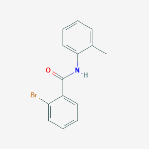 molecular formula C14H12BrNO B185245 2-bromo-N-(2-methylphenyl)benzamide CAS No. 303991-47-1
