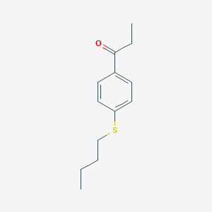 molecular formula C13H18OS B185248 1-Propanone, 1-[4-(butylthio)phenyl]- CAS No. 600733-92-4