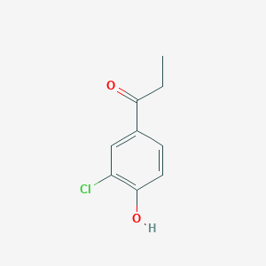 1-(3-Chloro-4-hydroxyphenyl)propan-1-one