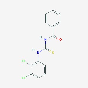 molecular formula C14H10Cl2N2OS B185267 N-[(2,3-dichlorophenyl)carbamothioyl]benzamide CAS No. 83697-81-8