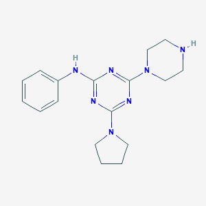 N-phenyl-4-piperazin-1-yl-6-pyrrolidin-1-yl-1,3,5-triazin-2-amine