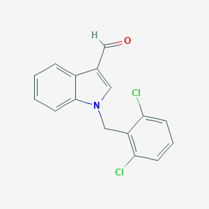 molecular formula C16H11Cl2NO B185271 1-(2,6-dichlorobenzyl)-1H-indole-3-carbaldehyde CAS No. 6275-19-0