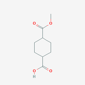 molecular formula C9H14O4 B185273 trans-1,4-Cyclohexanedicarboxylic acid monomethyl ester CAS No. 1011-85-4
