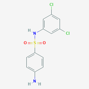 molecular formula C12H10Cl2N2O2S B185279 4-Amino-N-(3,5-dichlorophenyl)benzenesulfonamide CAS No. 5407-59-0