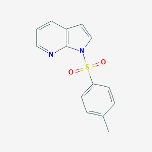 molecular formula C14H12N2O2S B185280 1-(Toluene-4-sulfonyl)-1H-pyrrolo[2,3-b]pyridine CAS No. 348640-02-8