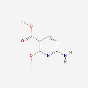 molecular formula C8H10N2O3 B185281 Methyl 6-amino-2-methoxynicotinate CAS No. 149539-81-1
