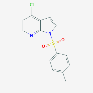 molecular formula C14H11ClN2O2S B185283 4-chloro-1-tosyl-1H-pyrrolo[2,3-b]pyridine CAS No. 348640-05-1
