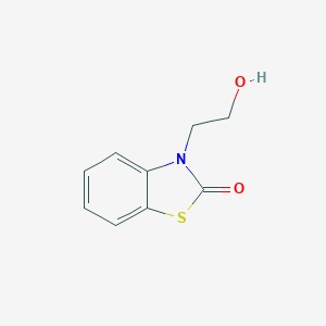 molecular formula C9H9NO2S B185286 3-(2-hydroxyethyl)-1,3-benzothiazol-2(3H)-one CAS No. 21344-50-3