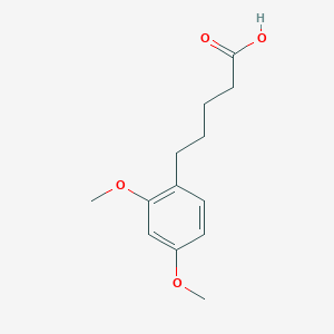 molecular formula C13H18O4 B185287 5-(2,4-Dimethoxyphenyl)pentanoic acid CAS No. 103395-07-9