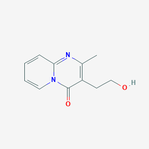 molecular formula C11H12N2O2 B185293 3-(2-hydroxyethyl)-2-methyl-4H-pyrido[1,2-a]pyrimidin-4-one CAS No. 41078-67-5