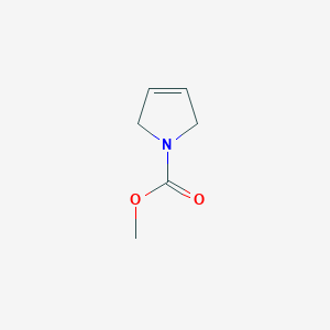 molecular formula C6H9NO2 B185301 Methyl 2,5-dihydropyrrole-1-carboxylate CAS No. 63603-33-8