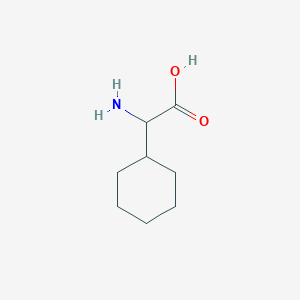 molecular formula C8H15NO2 B185306 2-Amino-2-cyclohexylacetic acid CAS No. 5664-29-9