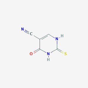 molecular formula C5H3N3OS B185311 2-Mercapto-4-hydroxy-5-cyanopyrimidine CAS No. 23945-49-5