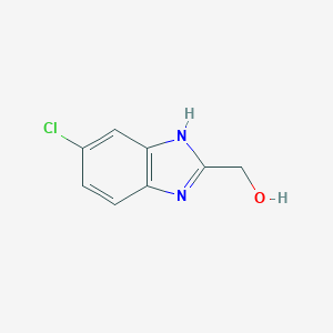 molecular formula C8H7ClN2O B185320 (6-chloro-1H-benzo[d]imidazol-2-yl)methanol CAS No. 6953-65-7