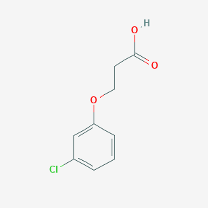 molecular formula C9H9ClO3 B185321 3-(3-chlorophenoxy)propanoic acid CAS No. 7170-50-5
