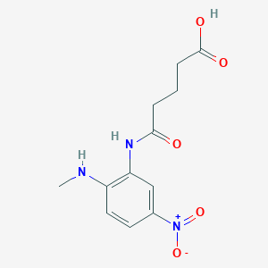5-((2-(Methylamino)-5-nitrophenyl)amino)-5-oxopentanoic acid