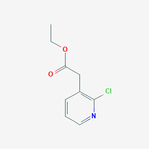 molecular formula C9H10ClNO2 B185332 Ethyl 2-(2-chloropyridin-3-yl)acetate CAS No. 164464-60-2