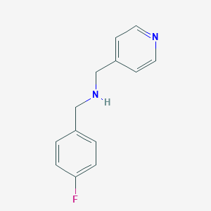molecular formula C13H13FN2 B185335 (4-Fluorobenzyl)(pyridin-4-ylmethyl)amine CAS No. 869945-23-3