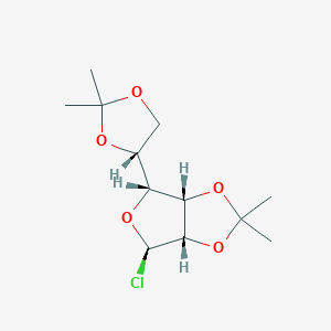 (3As,4R,6R,6aS)-4-chloro-6-[(4R)-2,2-dimethyl-1,3-dioxolan-4-yl]-2,2-dimethyl-3a,4,6,6a-tetrahydrofuro[3,4-d][1,3]dioxole