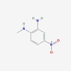 molecular formula C7H9N3O2 B018534 N1-甲基-4-硝基苯-1,2-二胺 CAS No. 41939-61-1