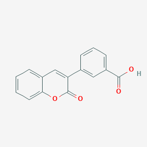 molecular formula C16H10O4 B185352 3-(2-氧代-2H-香豆素-3-基)苯甲酸 CAS No. 443292-41-9