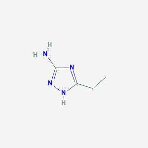 molecular formula C4H8N4 B185353 5-ethyl-1H-1,2,4-triazol-3-amine CAS No. 22819-05-2