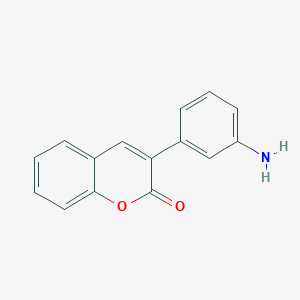 molecular formula C15H11NO2 B185357 3-(3-aminophenyl)-2H-chromen-2-one CAS No. 292644-31-6