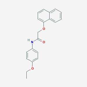 molecular formula C20H19NO3 B185359 N-(4-ethoxyphenyl)-2-naphthalen-1-yloxyacetamide CAS No. 443644-39-1