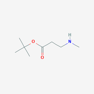 molecular formula C8H17NO2 B185361 Tert-butyl 3-(methylamino)propanoate CAS No. 143707-72-6