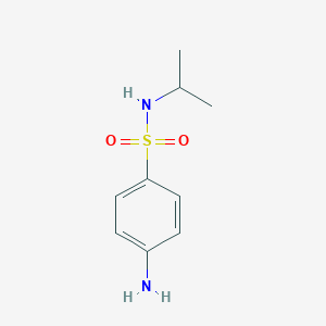 molecular formula C9H14N2O2S B185396 4-amino-N-isopropylbenzenesulfonamide CAS No. 53668-35-2