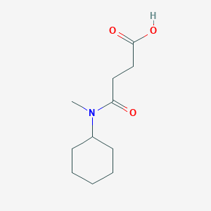 molecular formula C11H19NO3 B185398 4-[Cyclohexyl(methyl)amino]-4-oxobutanoic acid CAS No. 714278-92-9