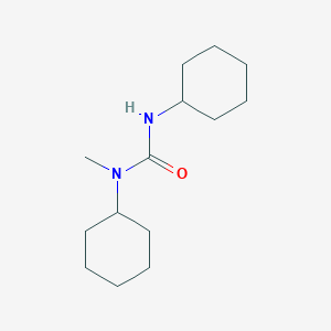 molecular formula C14H26N2O B185399 1,3-Dicyclohexyl-1-methylurea CAS No. 52040-07-0