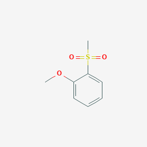 molecular formula C8H10O3S B185402 1-Methoxy-2-(methylsulfonyl)benzene CAS No. 13736-79-3