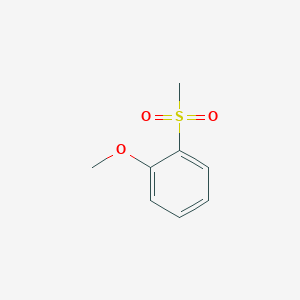 molecular formula C8H10O3S B185402 1-Methanesulfonyl-2-methoxy-benzene CAS No. 13736-79-3
