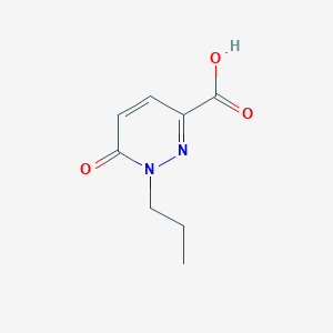 molecular formula C8H10N2O3 B185408 6-Oxo-1-propyl-1,6-dihydropyridazine-3-carboxylic acid CAS No. 171672-99-4