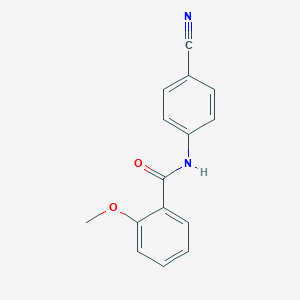 molecular formula C15H12N2O2 B185410 N-(4-cyanophenyl)-2-methoxybenzamide CAS No. 361464-65-5