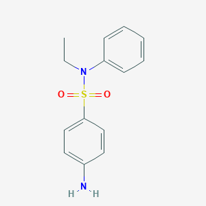 molecular formula C14H16N2O2S B185413 4-amino-N-ethyl-N-phenylbenzenesulfonamide CAS No. 50497-33-1